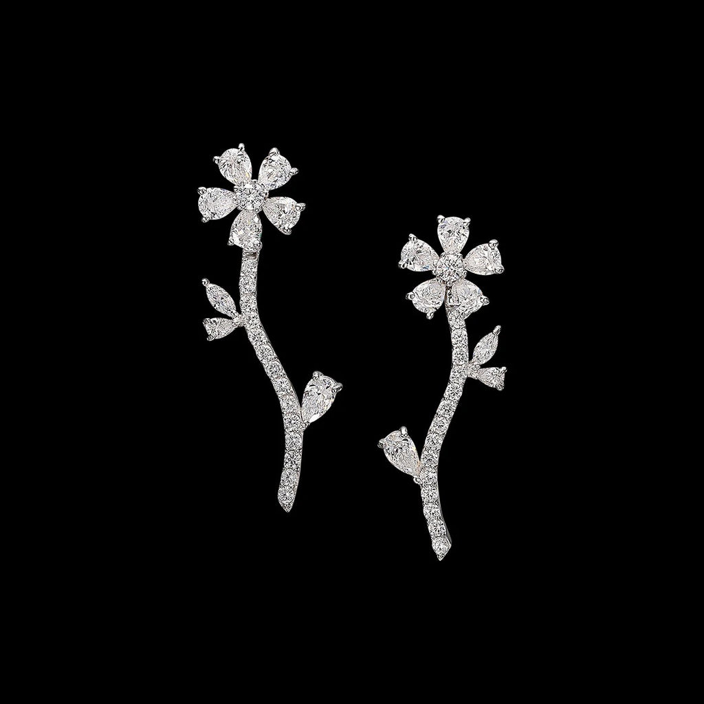 Floral Drop Earrings
