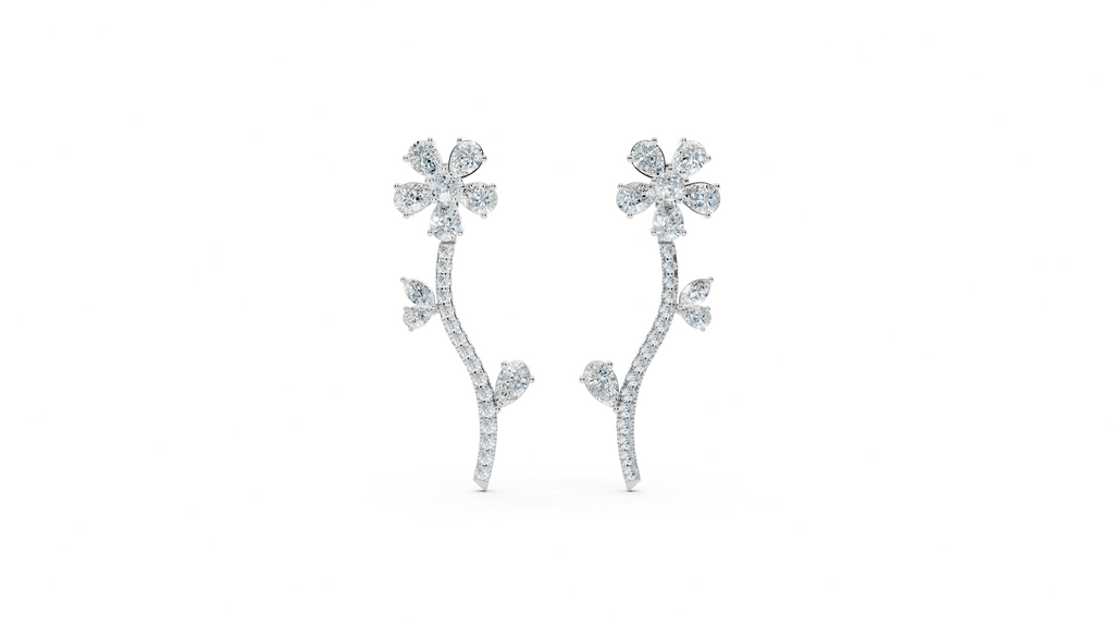 Floral Drop Earrings