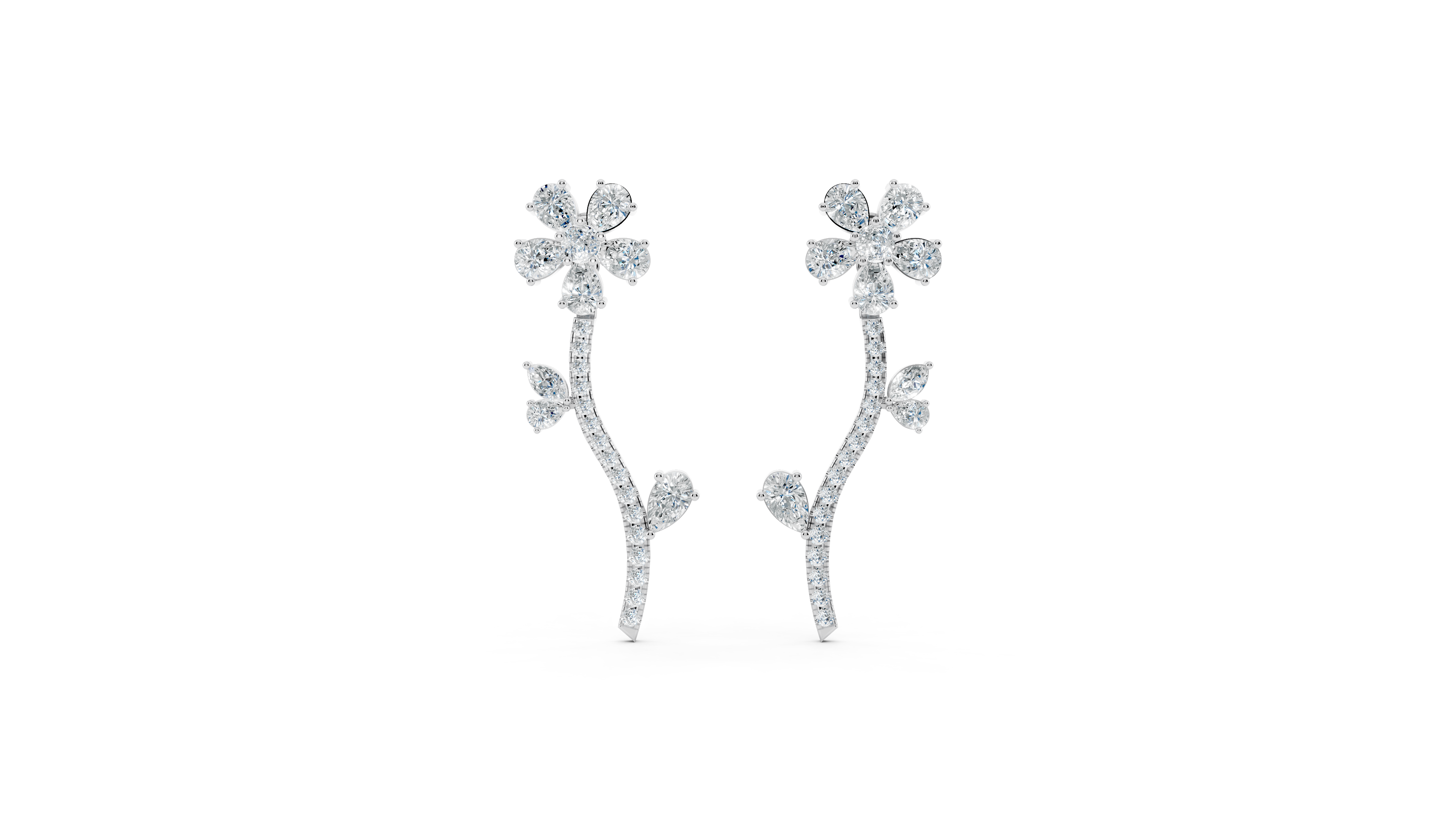 Floral Drop Earrings