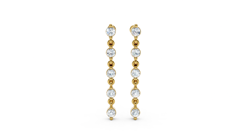 Celeste Chain Drop Earrings