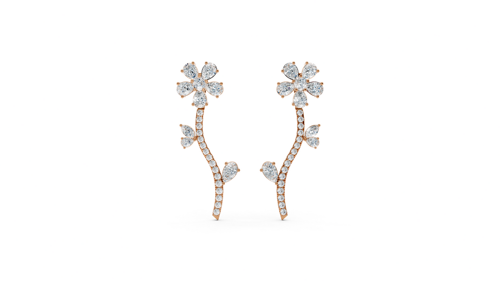 Floral Drop Earrings