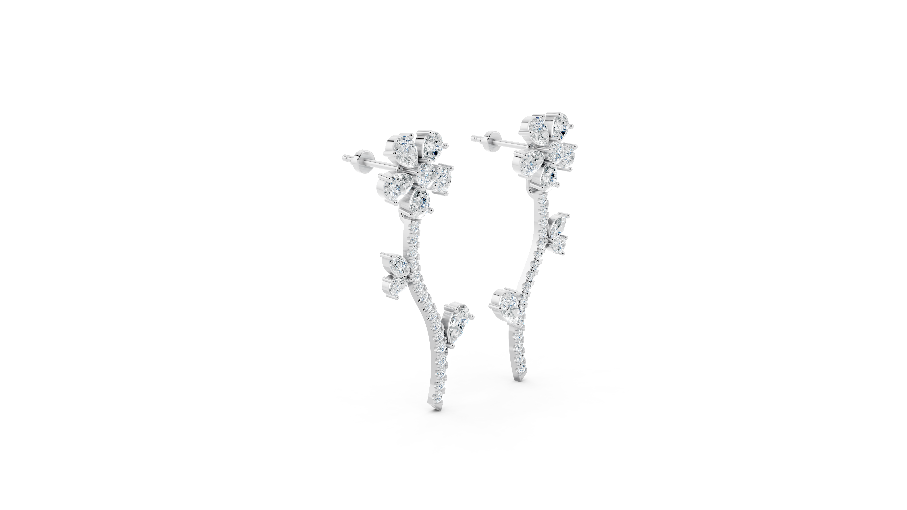 Floral Drop Earrings