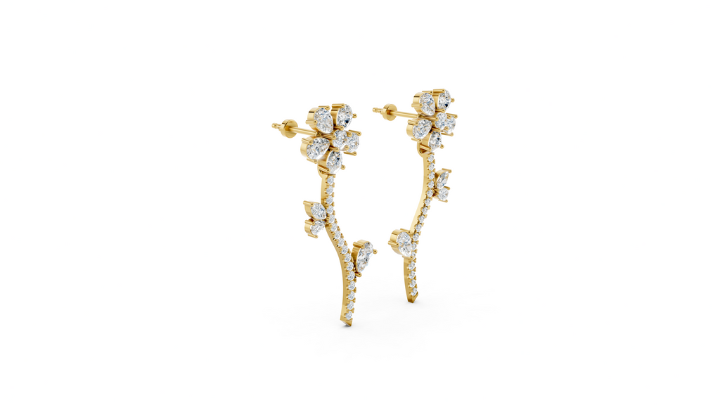 Floral Drop Earrings