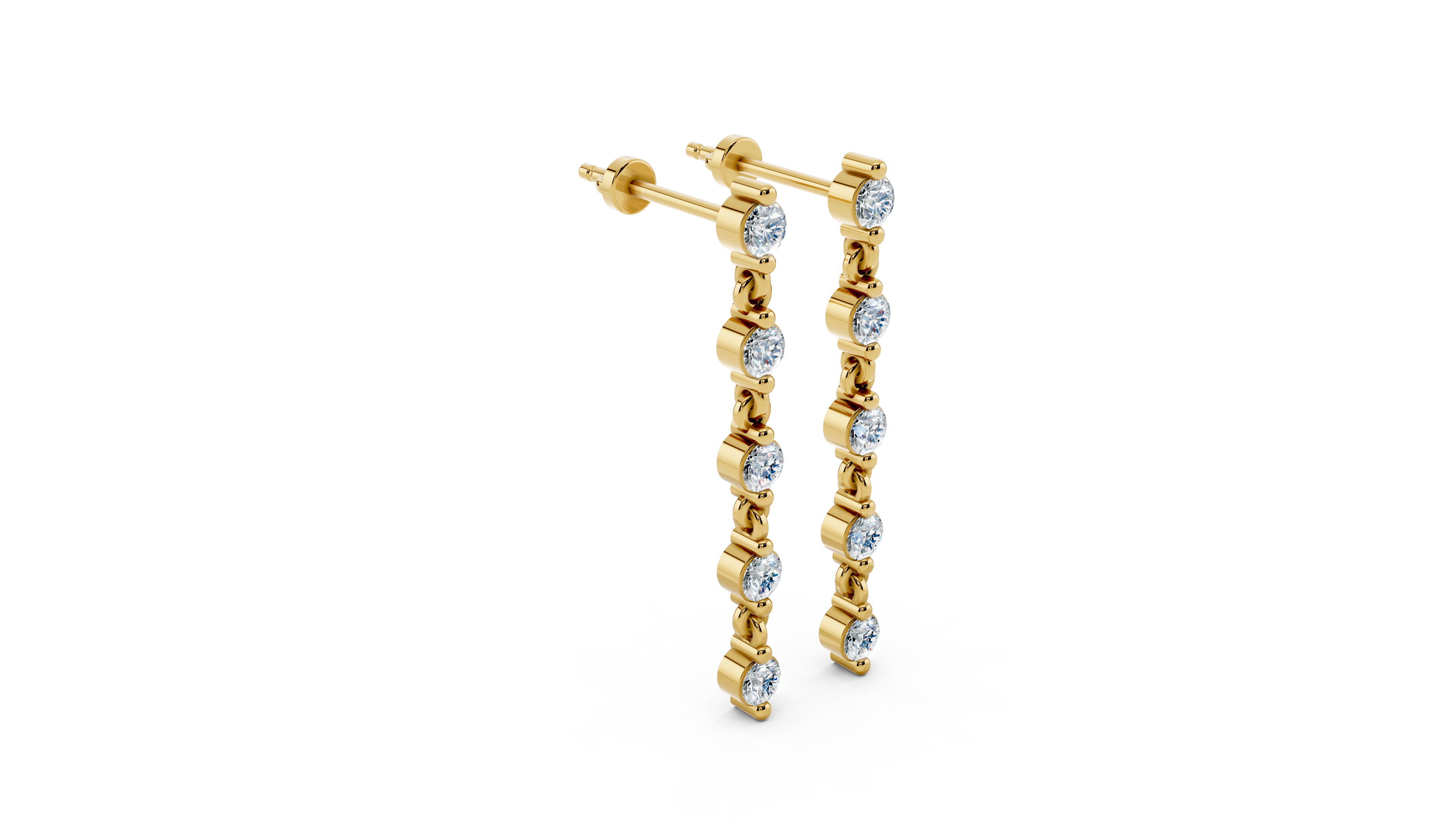Celeste Chain Drop Earrings