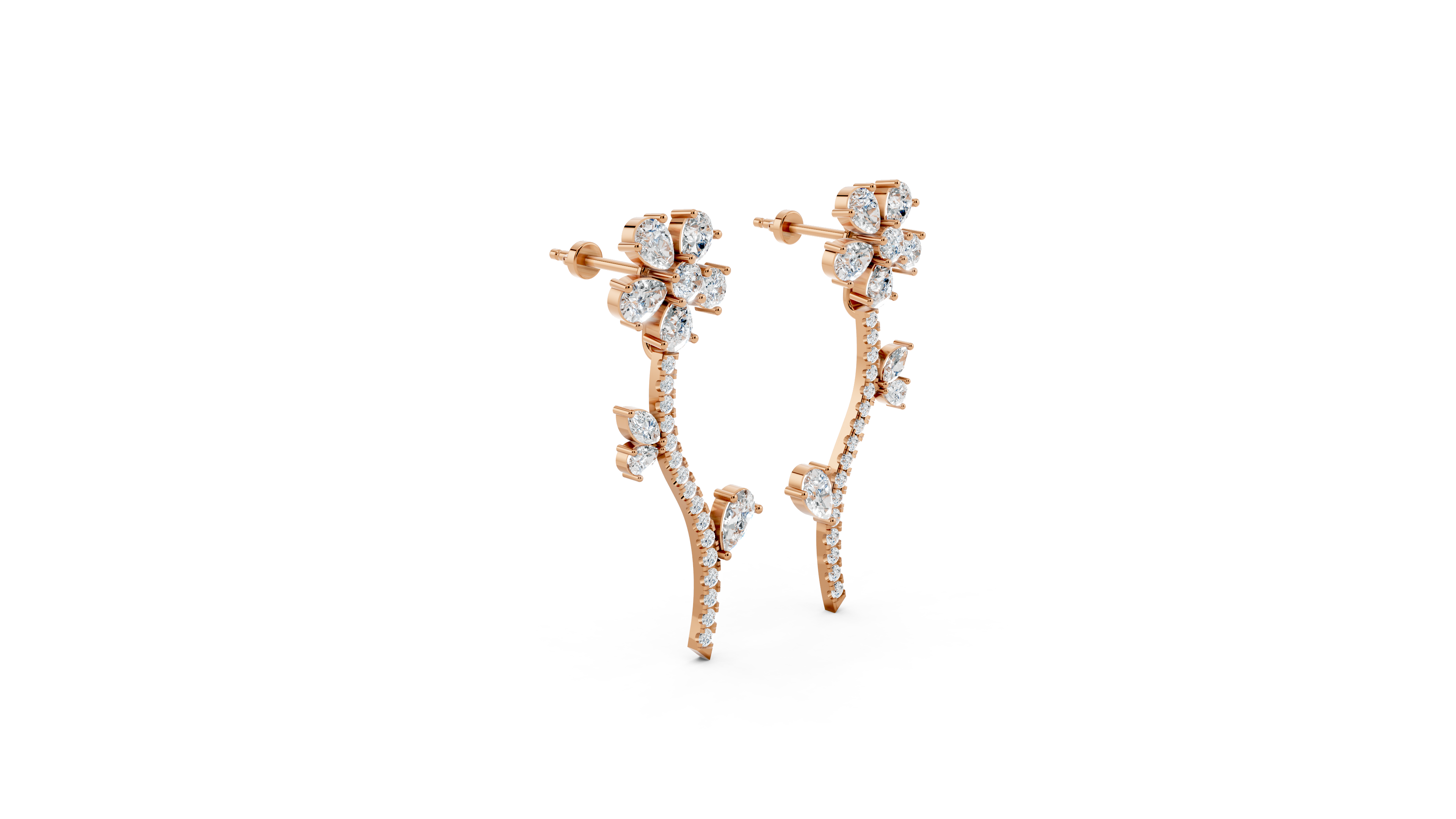 Floral Drop Earrings