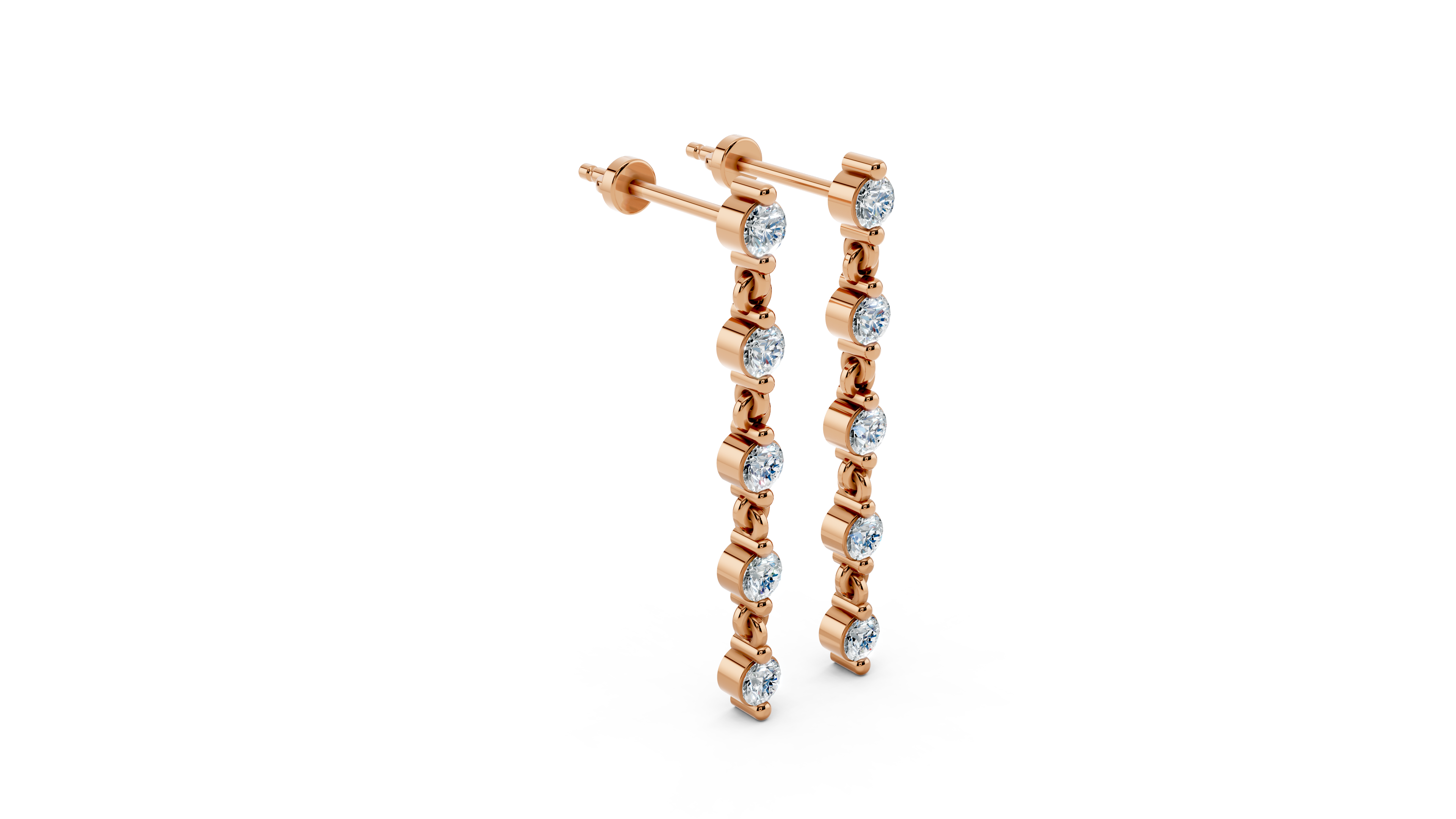 Celeste Chain Drop Earrings