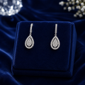 Azure Royale Diamond Drop Earrings