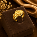Sunehri Blossom Floral Gold Ring