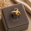 Luxe Bow Diamond Gold Ring