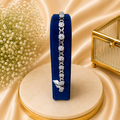 92.5 Silver Infinity Link Diamond Bracelet