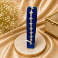 92.5 sliver featuring floral bracelet