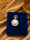 Silver Pearl Halo Pendant