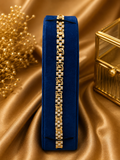 Gold Crystal Link Bracelet