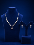 Starlume Silver Pendant Necklace & Earrings Set