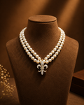 Royal Pearl Fleur Necklace