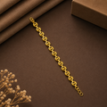 Infinity Orbit Gold Bracelet