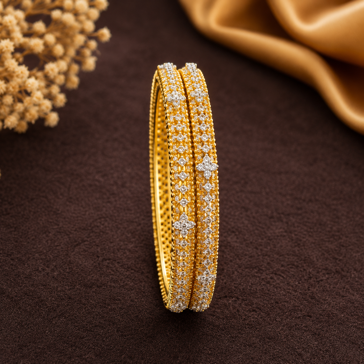 Aurora Luxe Diamond Bangles