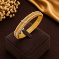 Golden Aura Diamond Bangle