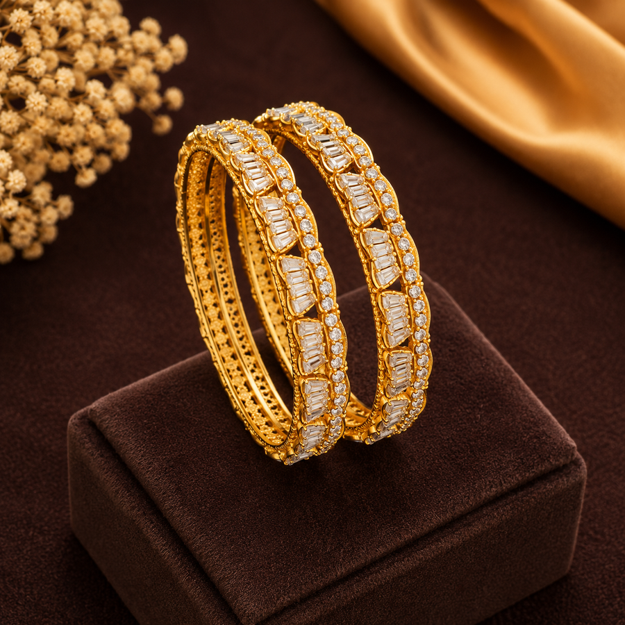 Royal Crest Diamond Bangles