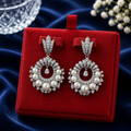 Pearl Halo Royale Earrings