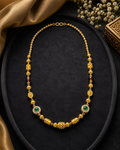 Gold Emerald Heritage Luxe Necklace