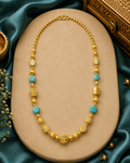 Gold Aqua Heritage Luxe Necklace