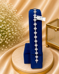 Silver Clover Diamond Bracelet