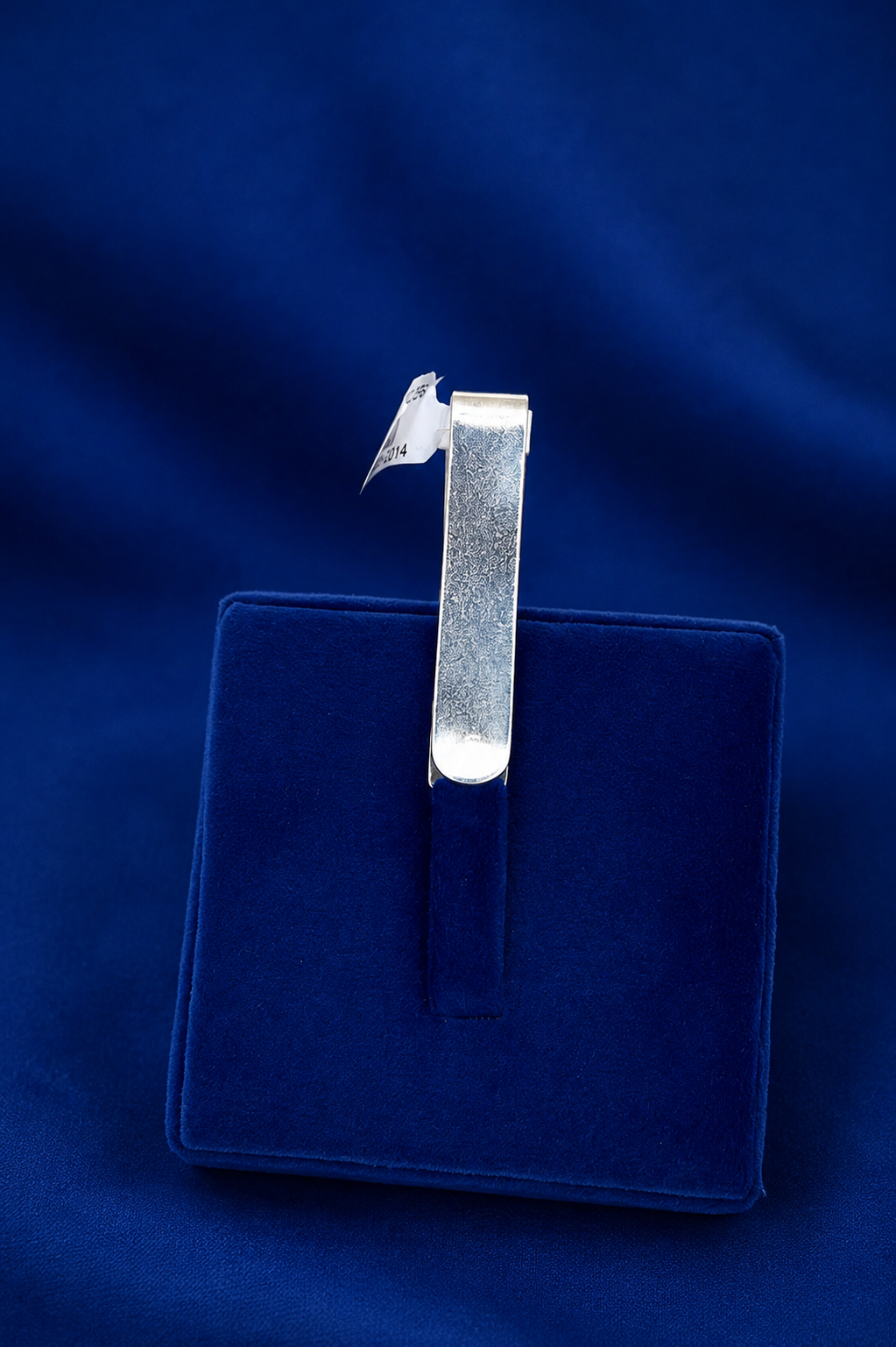 Silver Textured Money Clip